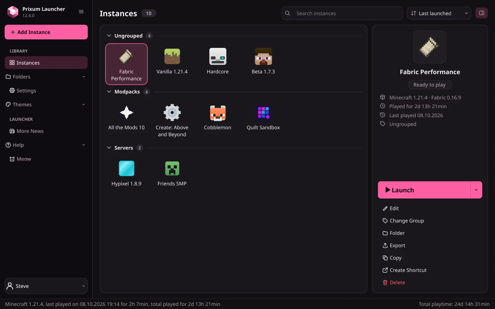 Prixum Launcher
